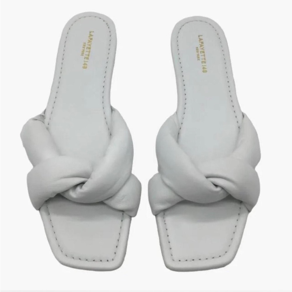 Lafayette 148 White Slides